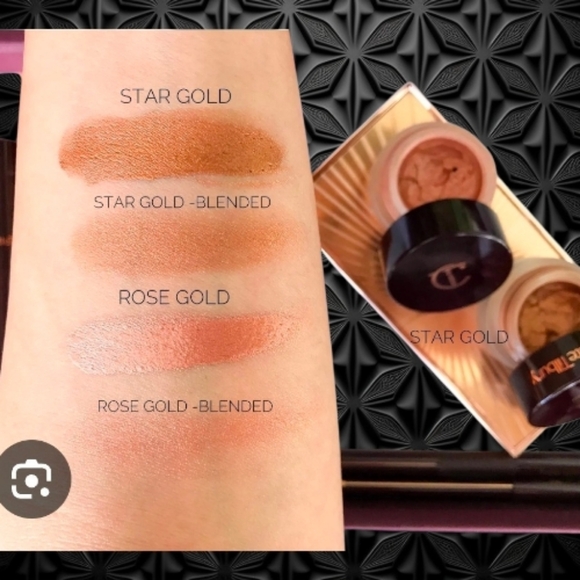 Charlotte Tilbury Eyes To Mesmerize .23oz Star Gold Long Lasting Eyeshadow Pot - Picture 15 of 16